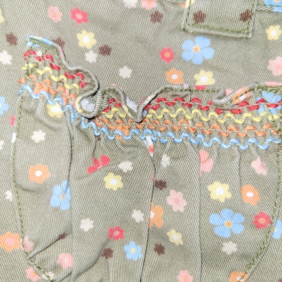 🏝 Vintage Gymboree Island Getaway Floral Print Bermuda Shorts Girls 6 Adj Waist - Picture 4 of 7